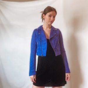 H&M Suede Moto Jacket